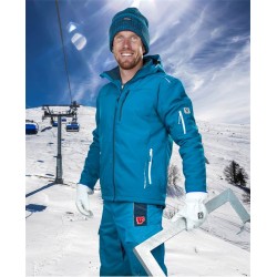 Pánska zimná softshellová bunda VISION, modrá